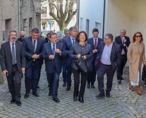 A chegada a Belmonte da Senhora Secretária de Estado do Turismo, Eng. Rita Marques