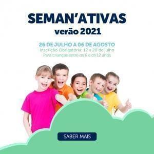 Seman'ativas Verão 2021 Slider Mobile