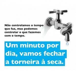 Fechar A Torneira Por 1 Minuto