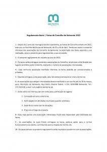 Regulamento Bares