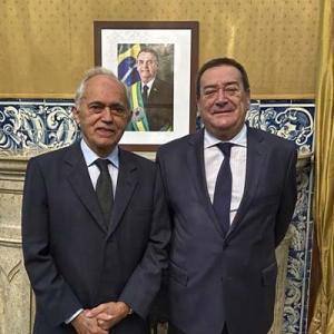 Presidente Cmb Apresenta Cumprimntos Novo Embaixador Do Brasil
