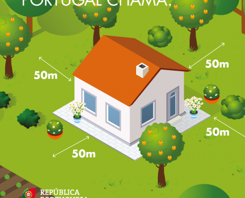 Sabia que gerir a vegetação à volta das casas é a melhor forma de prevenir que um incêndio o atinja a si e aos seus bens? Até 30 de abril limpe os seus terrenos. Não se esqueça que é obrigatório. POR SI. POR TODOS. Saiba mais através do 211 389 320, do 808 200 520 ou em portugalchama.pt #portugalchama #porsiportodos #ligue112 #portugal Pc27