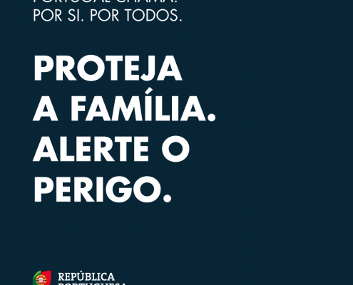 Caso veja alguma situação de perigo ligue 112 e alerte as autoridades. Proteja a sua família. POR SI. POR TODOS. Saiba mais através do 211 389 320, do 808 200 520 ou em portugalchama.pt #portugalchama #porsiportodos #ligue112 #portugal Pc8
