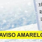 Aviso Amarelo Frio