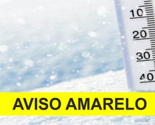 Aviso Amarelo Frio