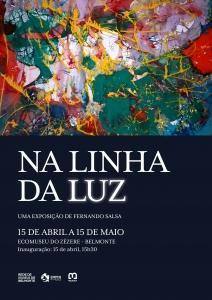 Cartaz Exposição Na Linha Da Luz 2023