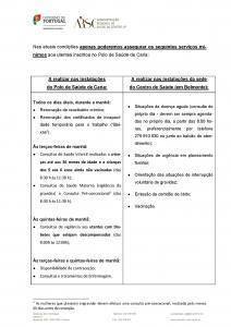 Aviso Aos Utentes Inscritos No Polo De Saúde De Caria Página 2