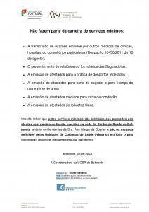Aviso Aos Utentes Inscritos No Polo De Saúde De Caria Página 3
