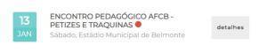 Evendo Udb Encontro Pedagógico Afcb Petizes E Traquinas