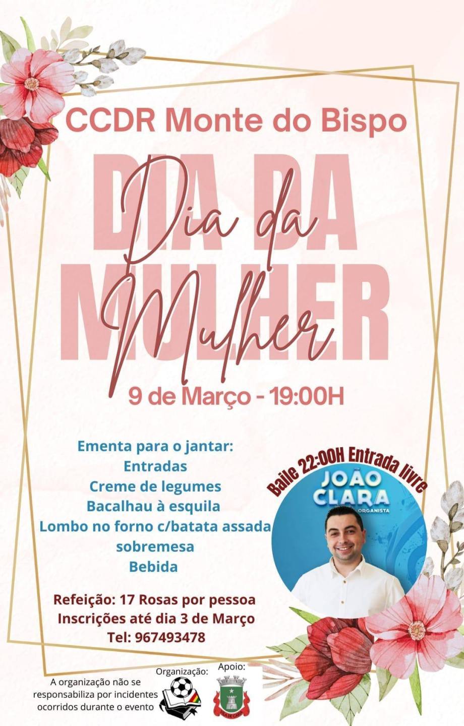 Jantar Dia Da Mulher Ccdr Monte Do Bispo