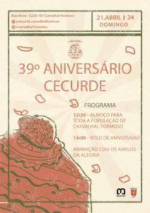 Cartaz AniversÁrio Cecurde 2024