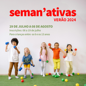 Seman'ativas Verão 2024 CalendÁrio
