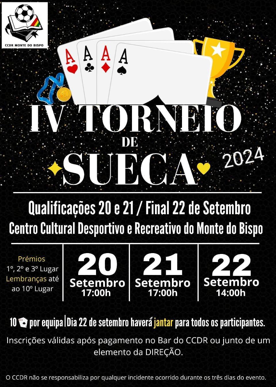 Iv Torneio De Sueca Ccdr Monte Do Bispo