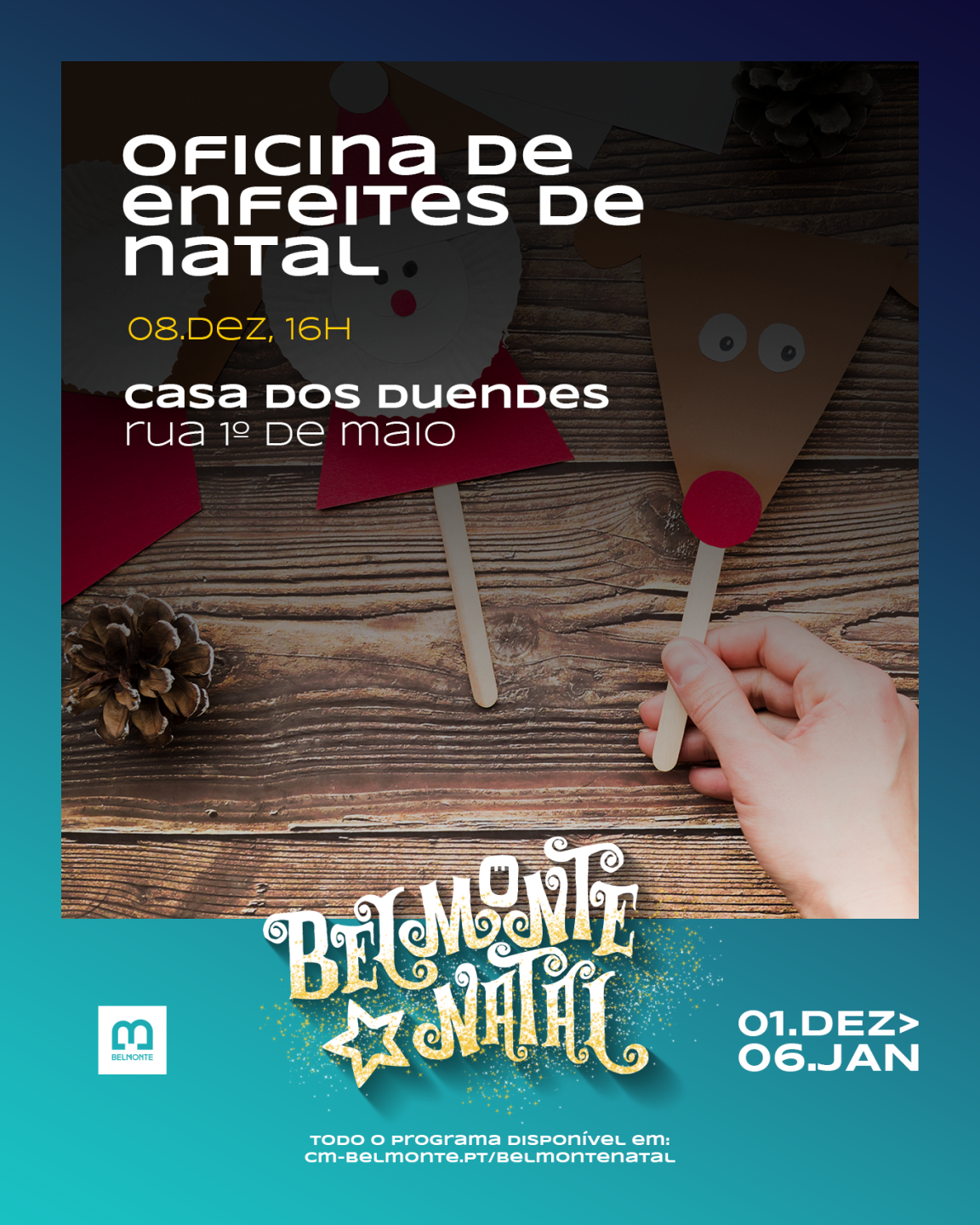 Bn24 Oficina De Enfeites De Natal Facebook Post