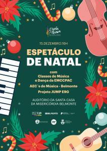 Cartaz Espetáculo De Natal 2024 Ccpac