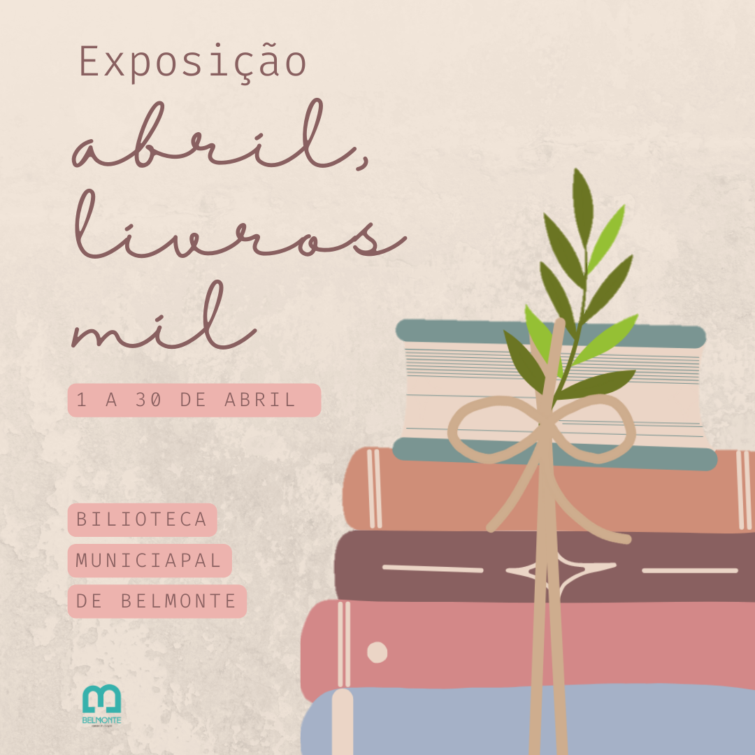 Cartaz Da Exposição Abril, Livros Mil