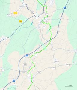 Mapa Caminhos De Santiago Via Portugal Nascente