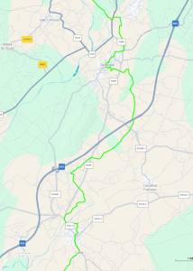 Mapa Caminhos De Santiago Via Portugal Nascente V2