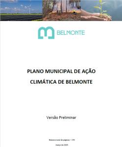 Plano Municipal De Ação Climática De Belmonte Versão Preliminar