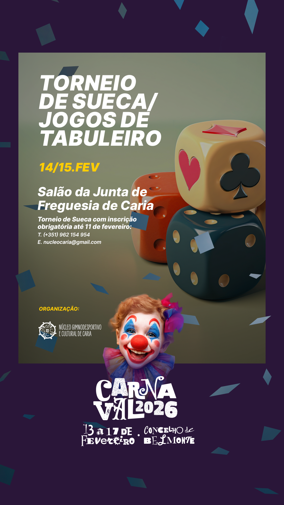 4 Carnaval 2026 Programa Torneio De Sueca