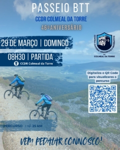 46 Aniversário Ccdr Colmeal Da Torre Passeio Btt