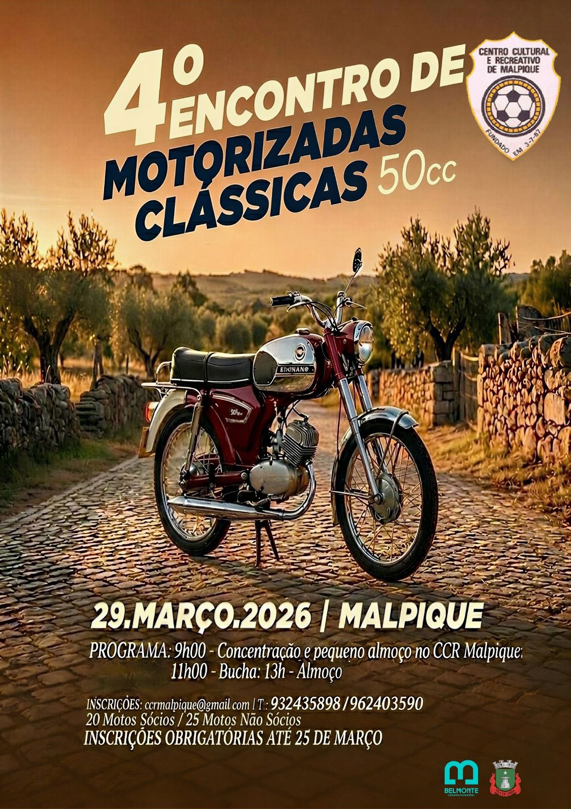 4º Encontro De Motorizadas Classicas 50 Cc Ccr Malpique