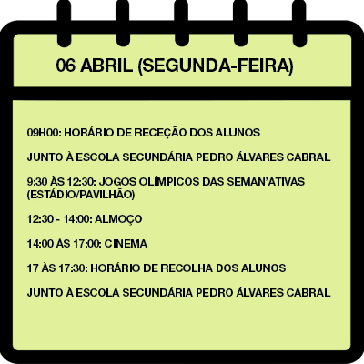 Semana Ativas Dia 06 Abril Semana Ativas Dia 06 Abril