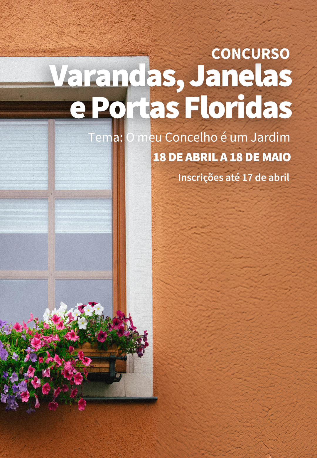 Concurso Varandas, Jardins E Portas Floridas 2025 Header Mobile
