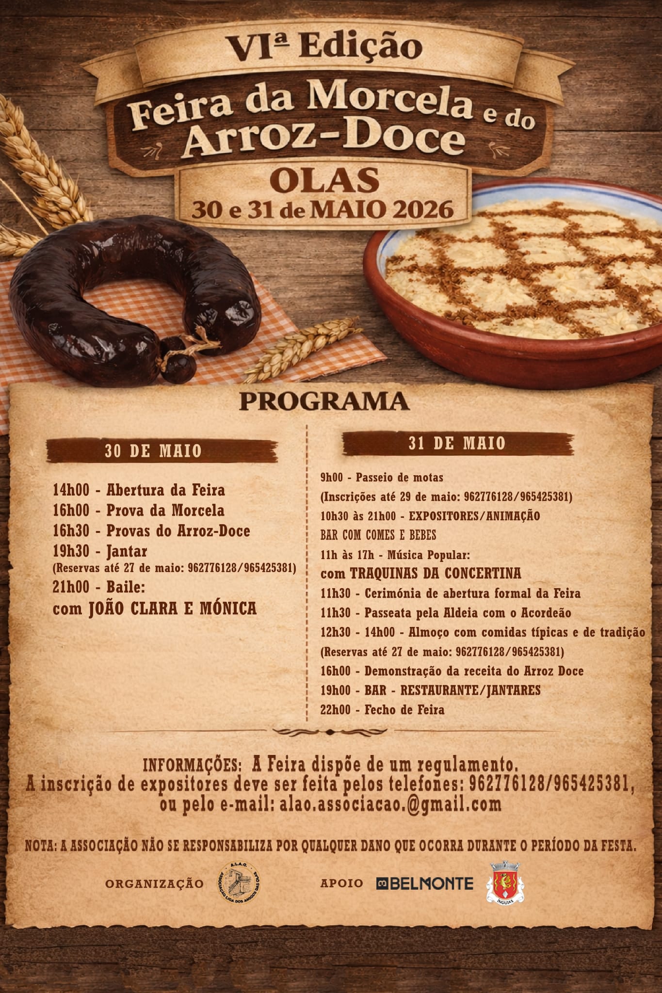 Vi Edição Feira Da Morcela E Arroz Doce