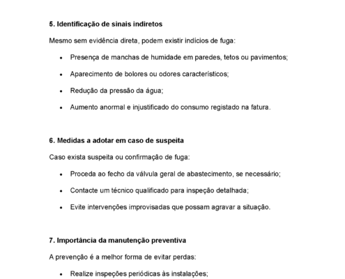 Suspeita De Uma Fuga De água Em Casa Página 3